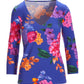 So Sexy Fall Rainforest V Neck Multi