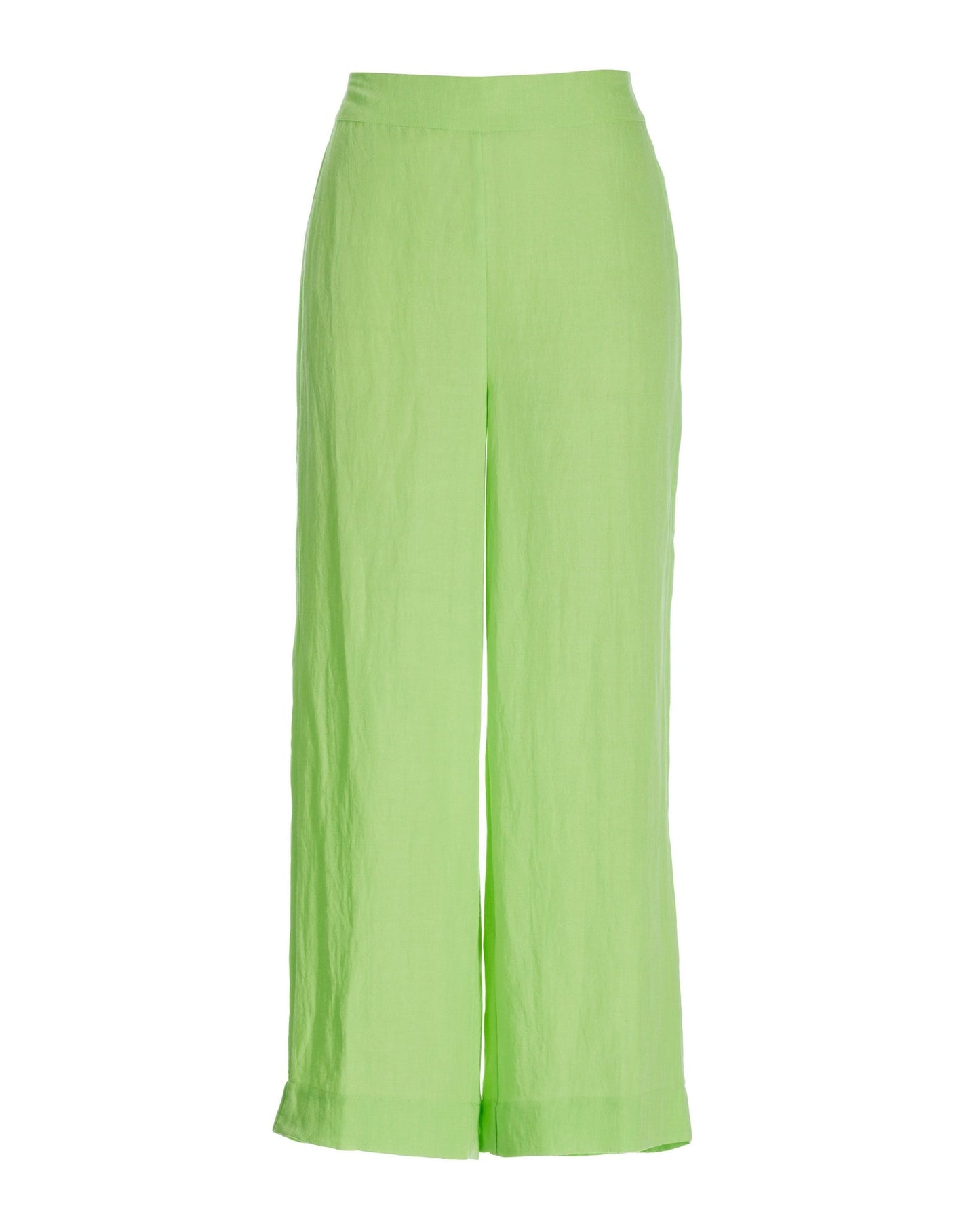 Malibu Linen Cropped Pant Paradise Green