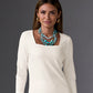 Turquoise and Gold Bead Layered Necklace Turquoise/Gold