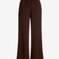 Luxe Lounge Drawstring Wide Leg Pant Safari Brown