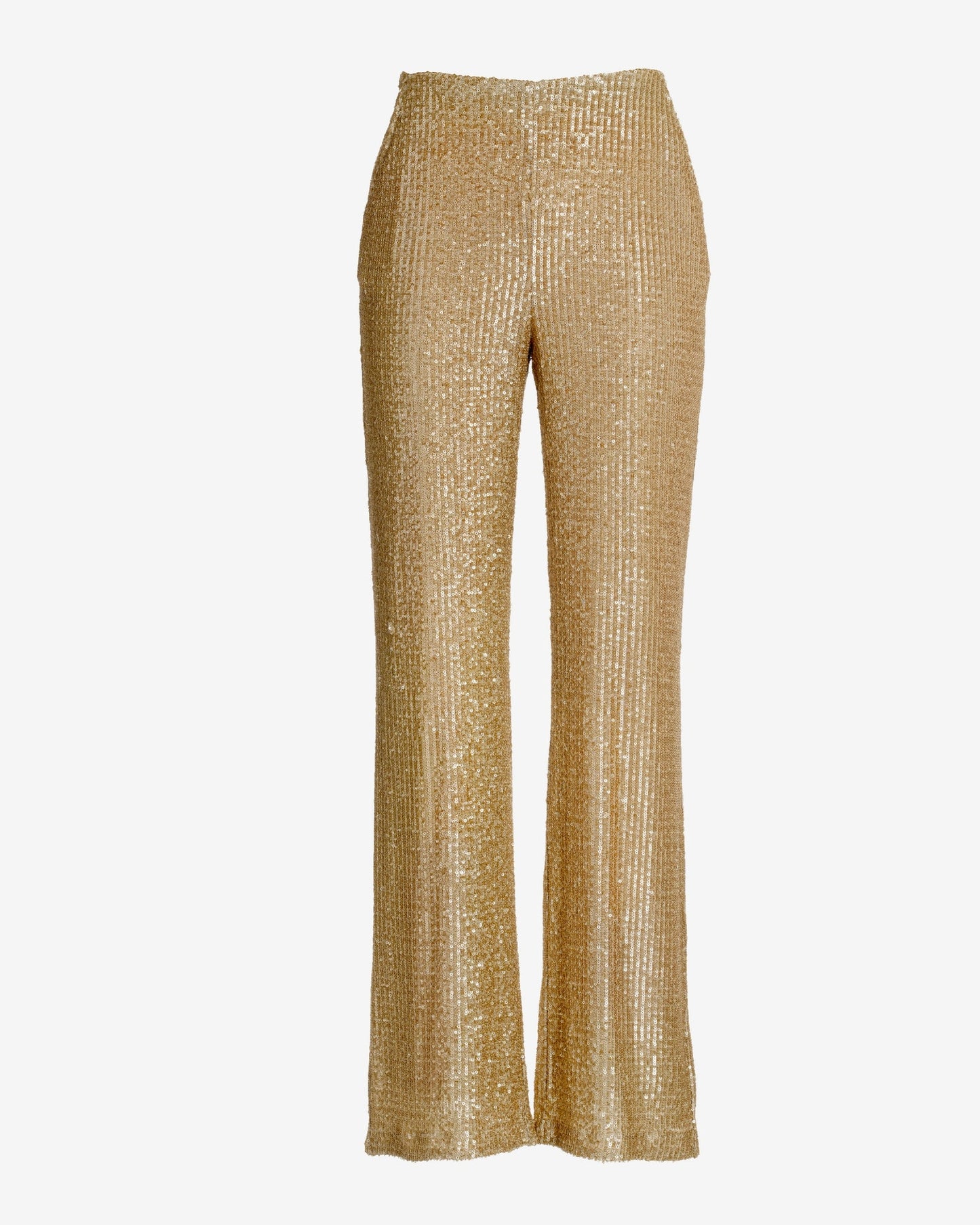 Malibu Sequin Wide Leg Pant Champagne
