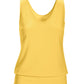 Beyond Travel Sleeveless Blouson Top Lemon Drop