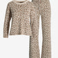 Leopard Sweater Lounge Set Cozy Cheetah