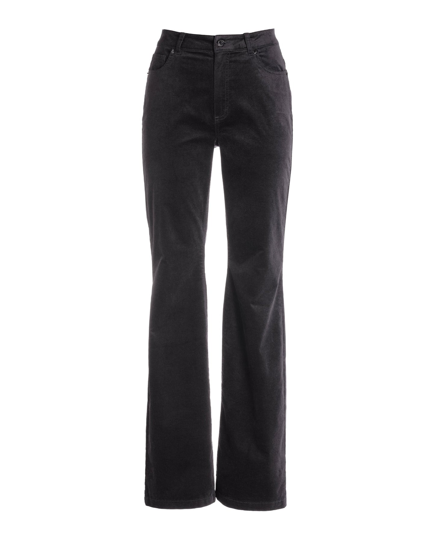 Monterey Velvet Five Pocket Bootcut Pant Black