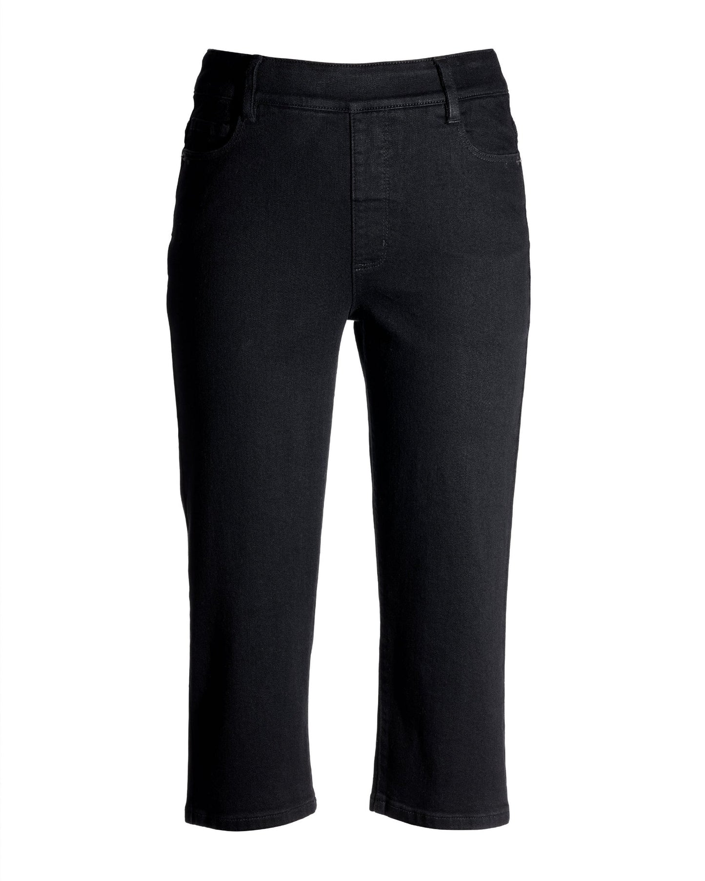 Hampton Pull On Pedal Pusher Black