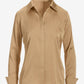 Sophia Button-Up Charmeuse Blouse Champagne