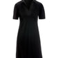 Casual Polo Dress Black