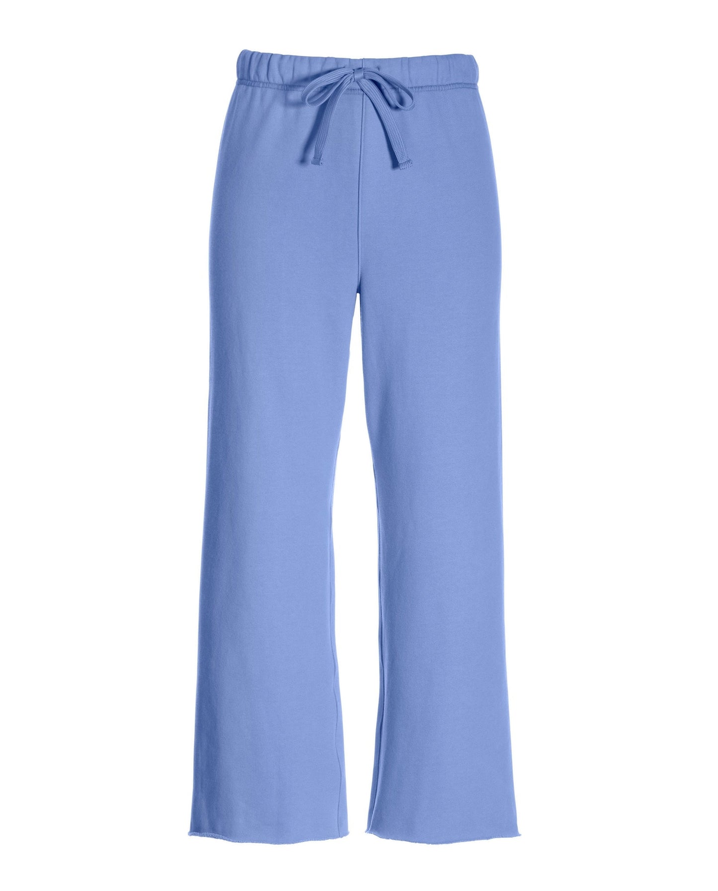Cotton Comfort Wide Leg Lounge Pant Hydrangea Blue