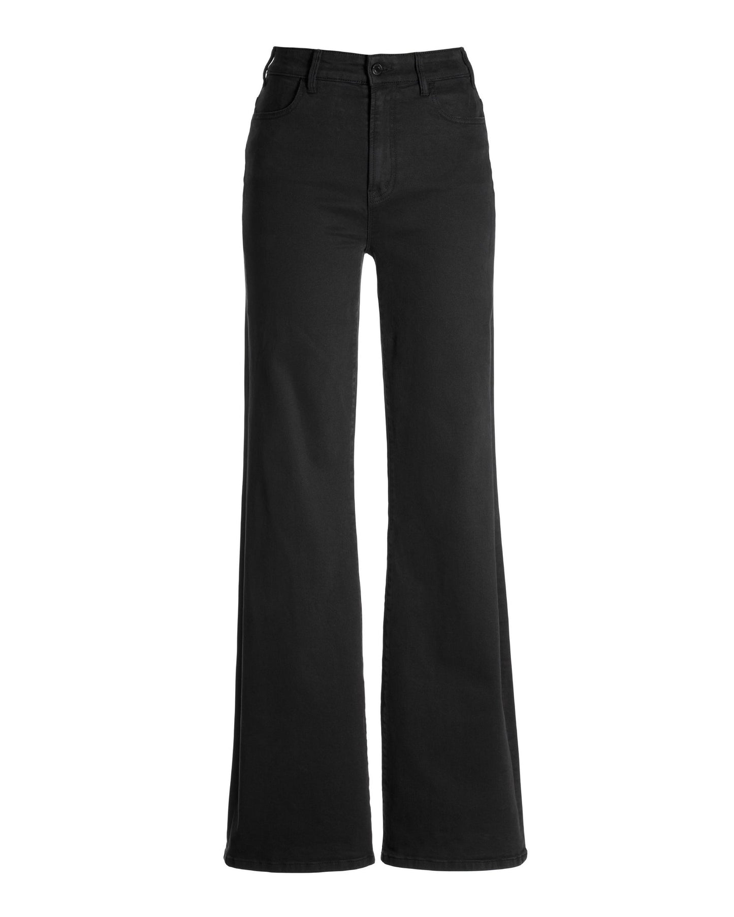Malibu High-Rise Wide Leg Jean Black Denim