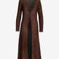 Mini Sequin Sweater Duster Safari Brown