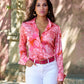 Modern Classic Leather Belt Pink