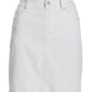 Proper Pull On Denim Skort White Denim
