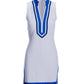Loop Terry Colorblock Tunic Dress White Multi