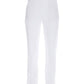Newport Twill Pull on Crop Pant Pure White