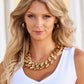Chunky Gold Chain Necklace Gold