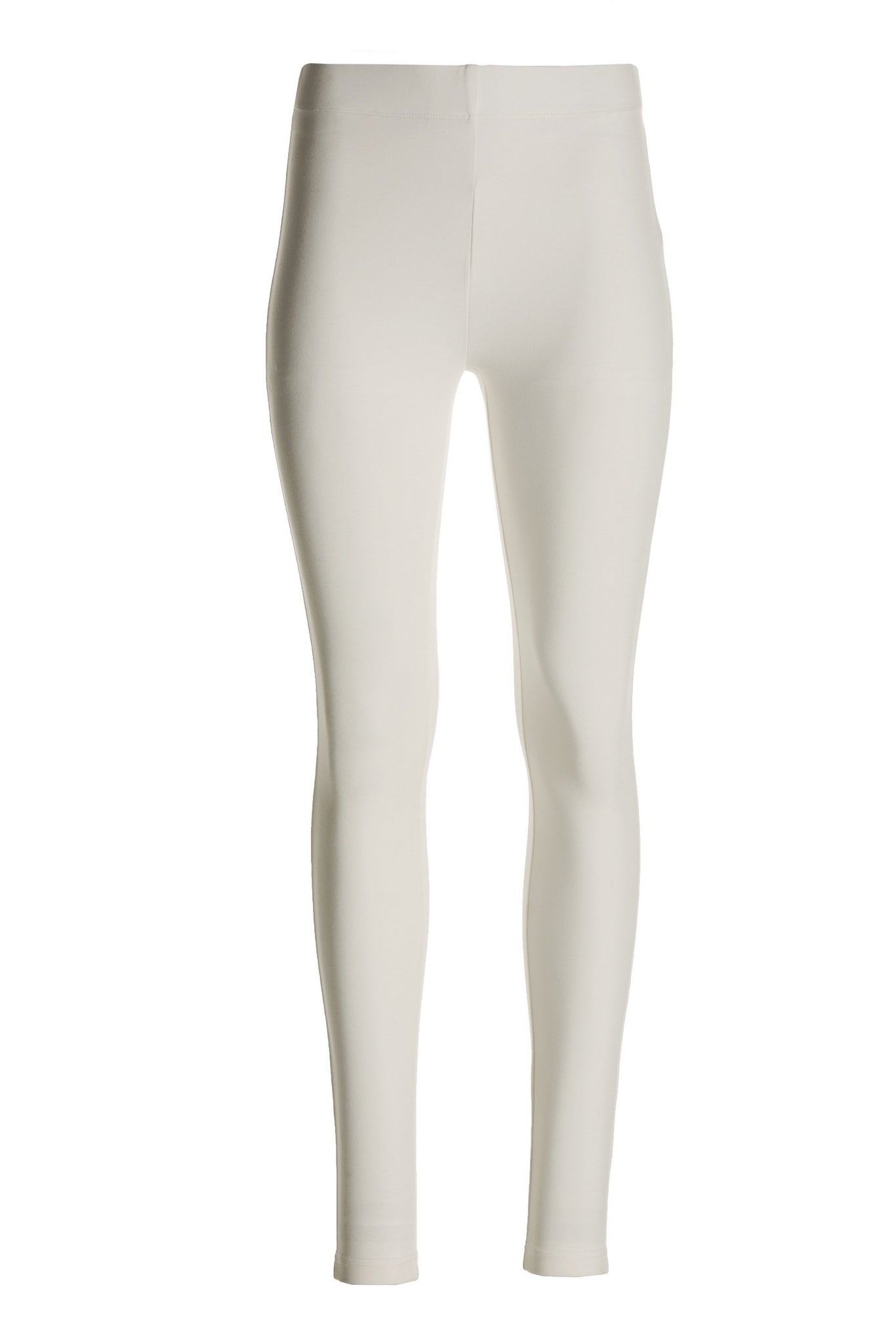 Knit Ponte Pull On Legging Off White