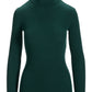 Ribbed Turtleneck Sweater Emerald