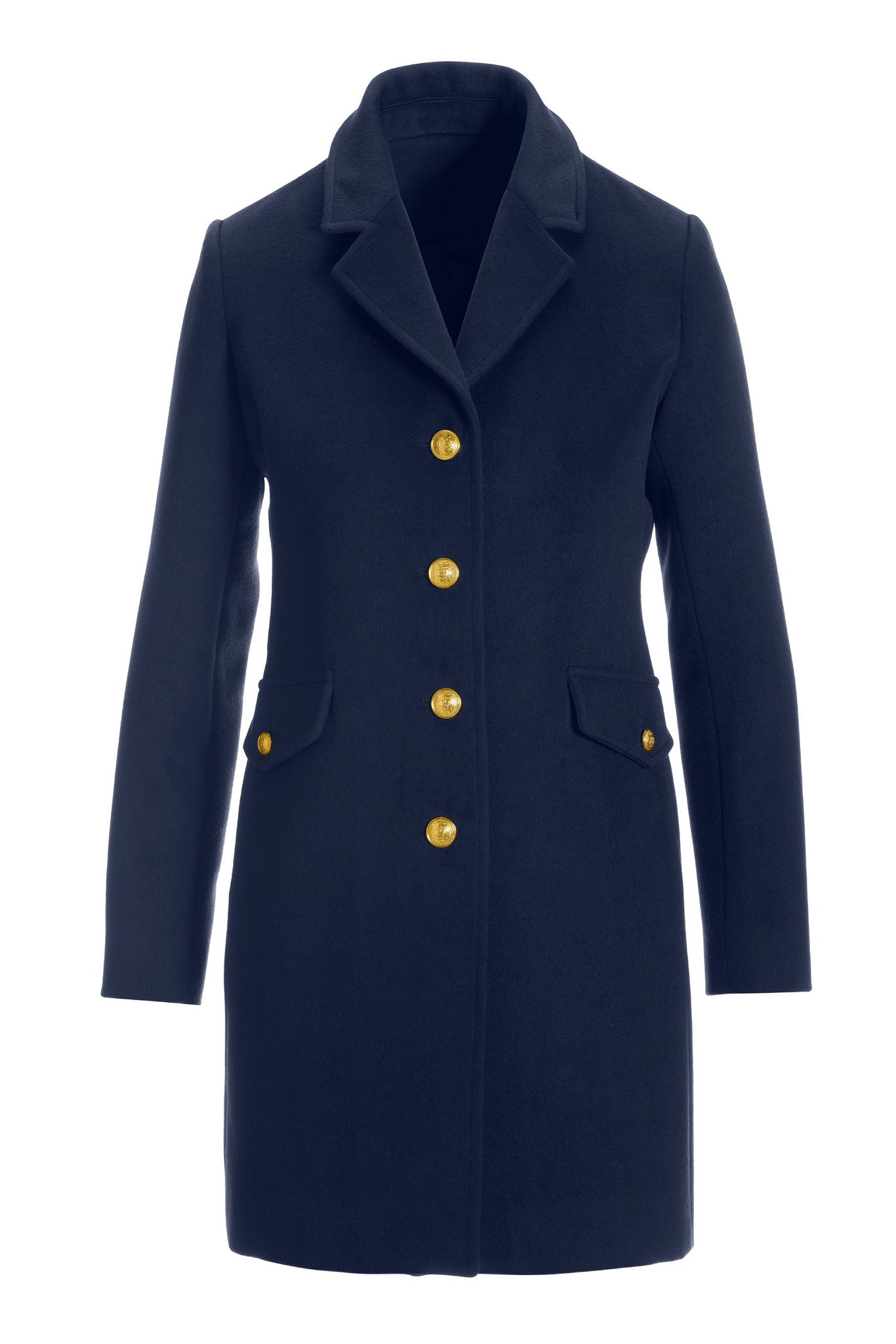 Classic Tailored Coat Navy