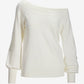 Lightweight Slouchy Sweater Off White