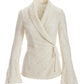 Lace Asymmetric Tunic Off White