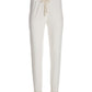 French Terry Pearl Jogger White