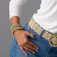 Beaded Cuff Gold Multi