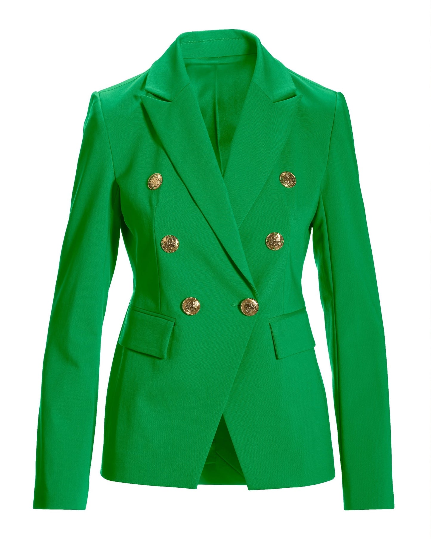 Modern Double-Breasted Blazer Fern Green