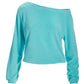 Loop Terry Slouchy Sweatshirt Blue Radiance