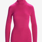 Ribbed Turtleneck Sweater Cabaret Pink