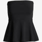 So Sexy Peplum Tube Top Proper Black