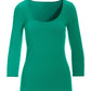 So Sexy Scoop Neck Top Deep Green
