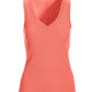 So Essential Ribbed V Neck Tank Georgia Peach