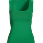 So Modern Scoop Neck Tank Top Fern Green