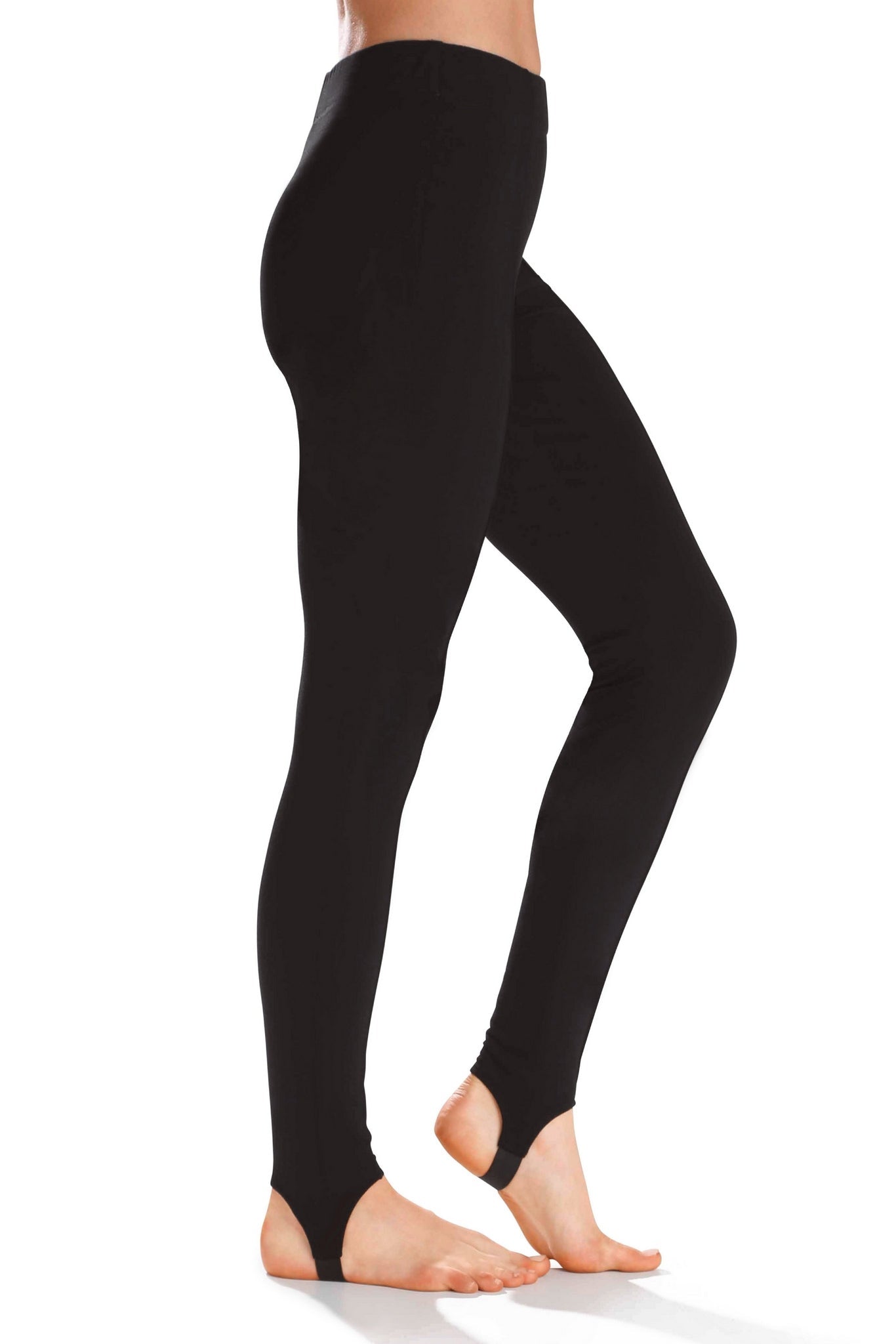 Knit Ponte Stirrup Legging Black