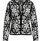 Crochet Cardigan Black/White