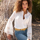 Wide Waist Woven Belt Natural