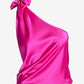 Bella Versatile Charmeuse Blouse Hot Pink