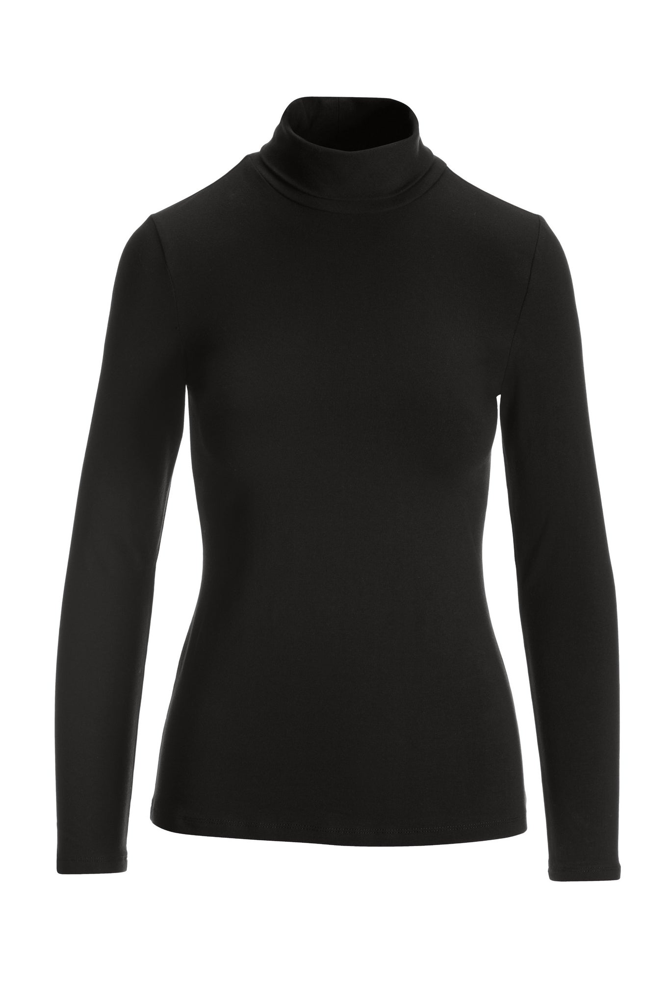 So Sexy Turtleneck Knit Top Black
