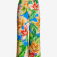 Beyond Travel Wide Leg Crop Print Pant Blue Multi