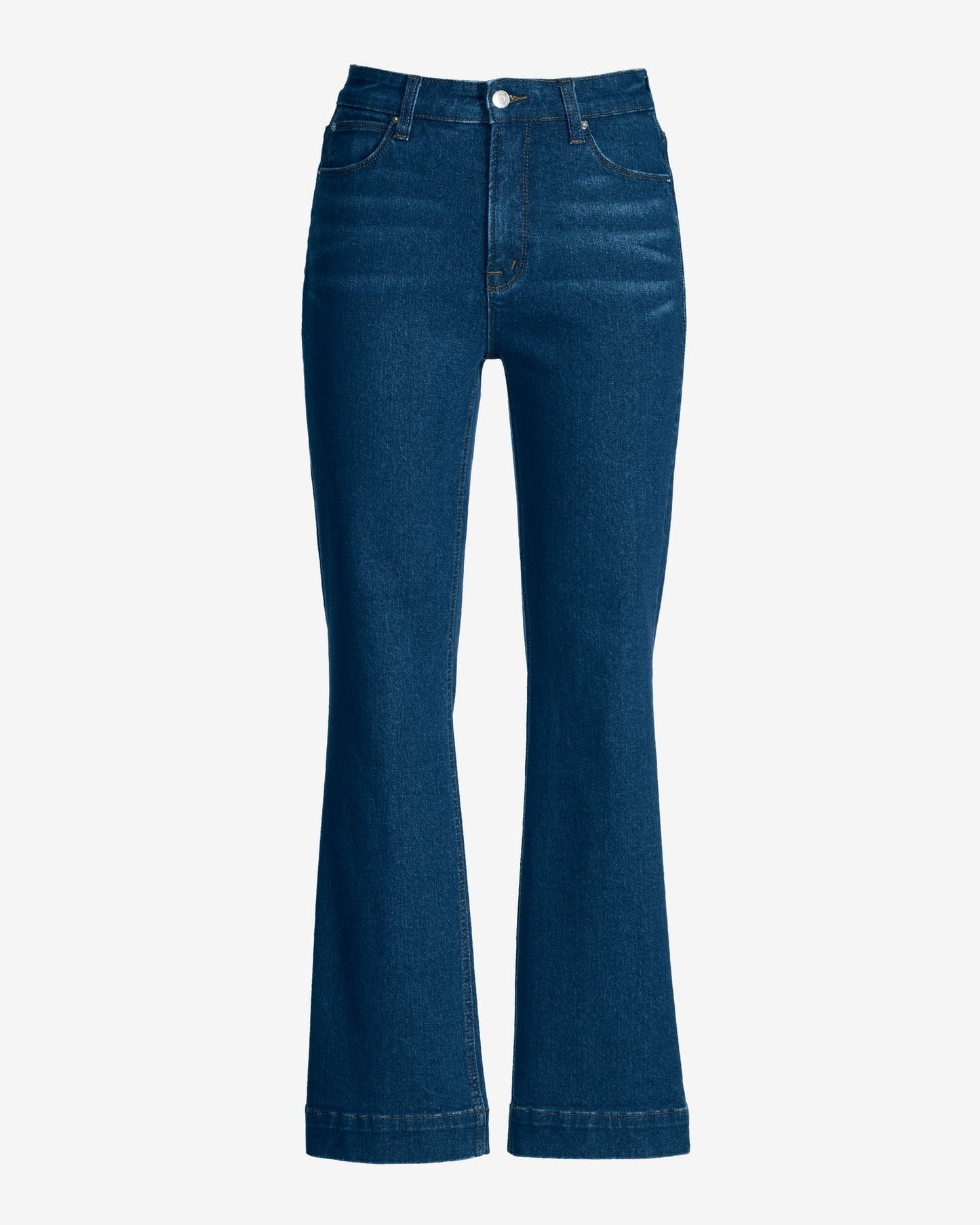 Monterey Kick Flare Ankle Jean Dark Wash
