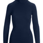 Ribbed Turtleneck Sweater Navy