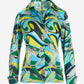 Print Sophia Charmeuse Blouse Abstract Belts