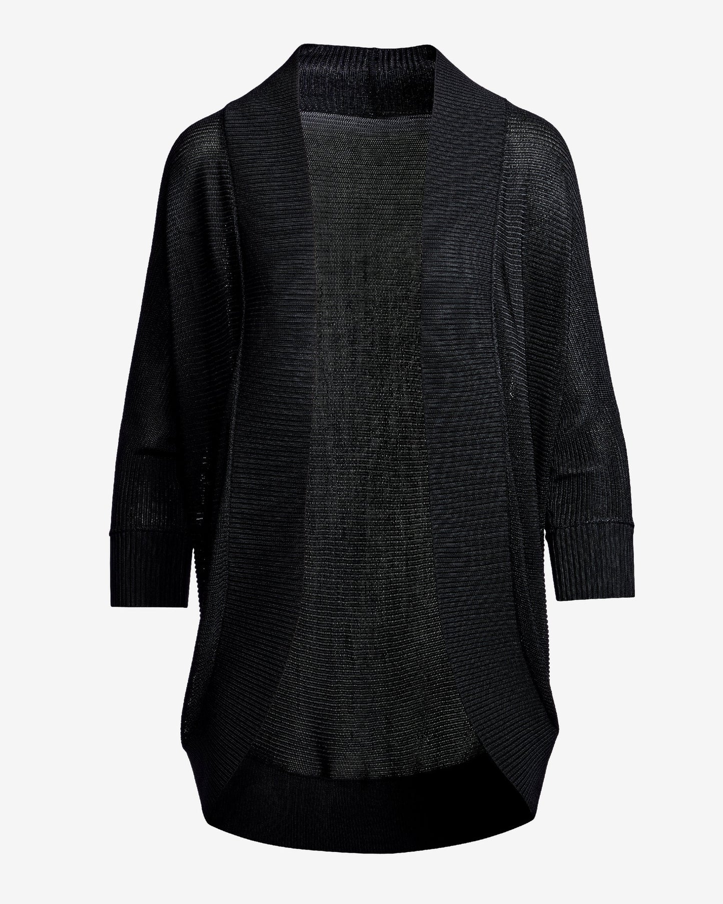 Effortless Cocoon Cardigan Black