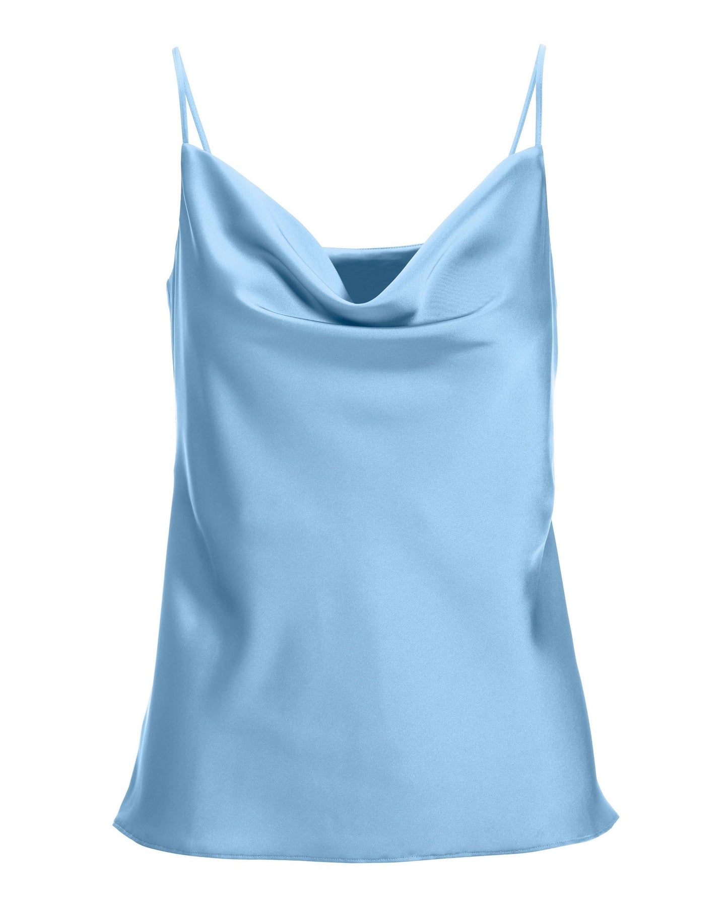 Gia Cowl Neck Charmeuse Cami Peri
