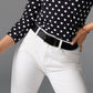 Modern Classic Leather Belt Black