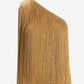One Shoulder Fringe Top Gold
